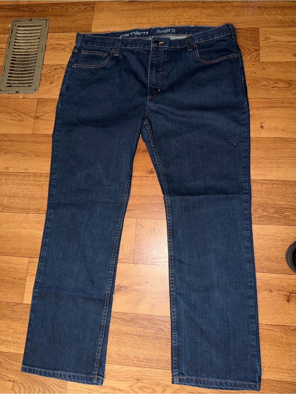 Carhartt Men's Straight Fit Indigo Blue Jeans